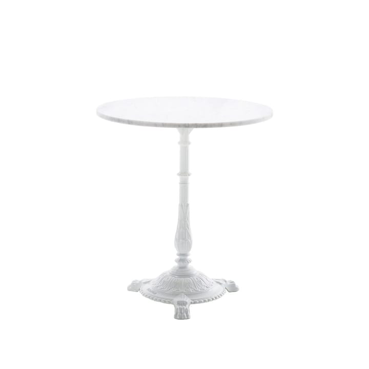 Table de café Classic - Marbre blanc, support blanc - Byarums bruk
