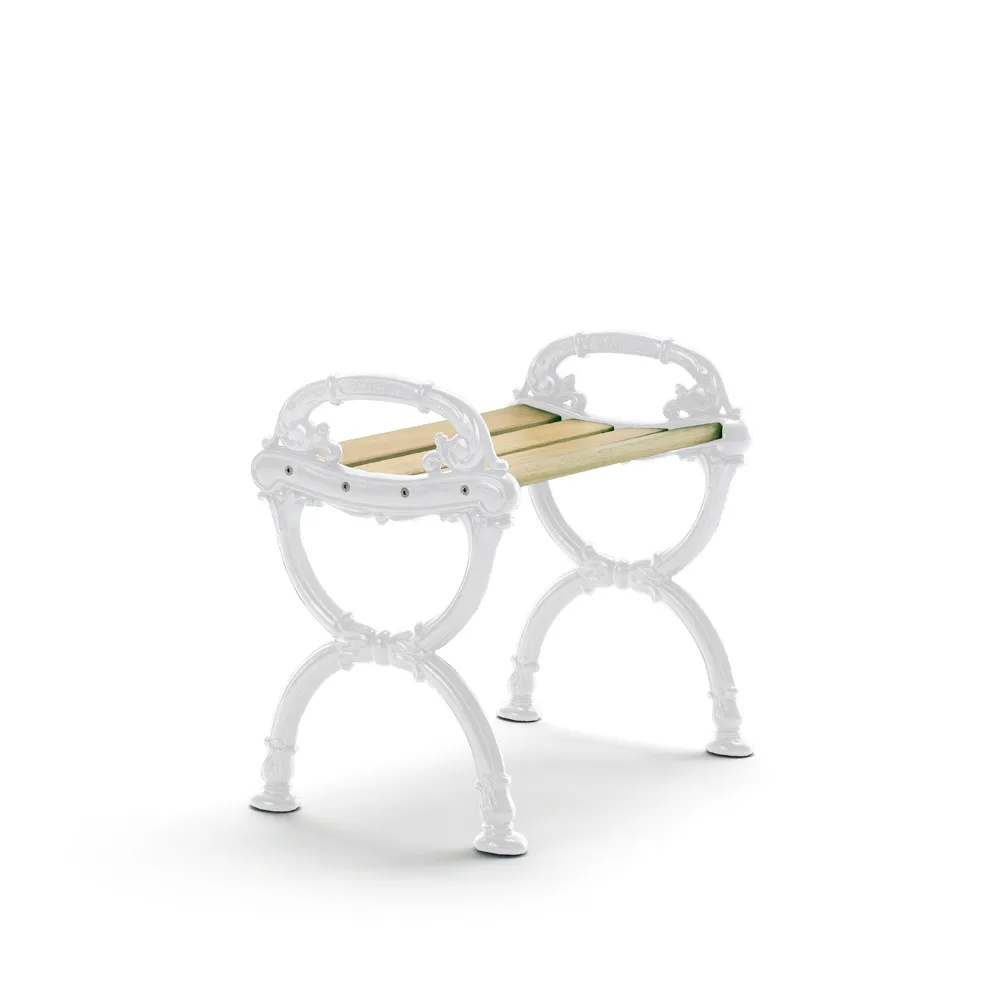 Tabouret Byarum, Imprégnation de pin, support blanc Byarums bruk