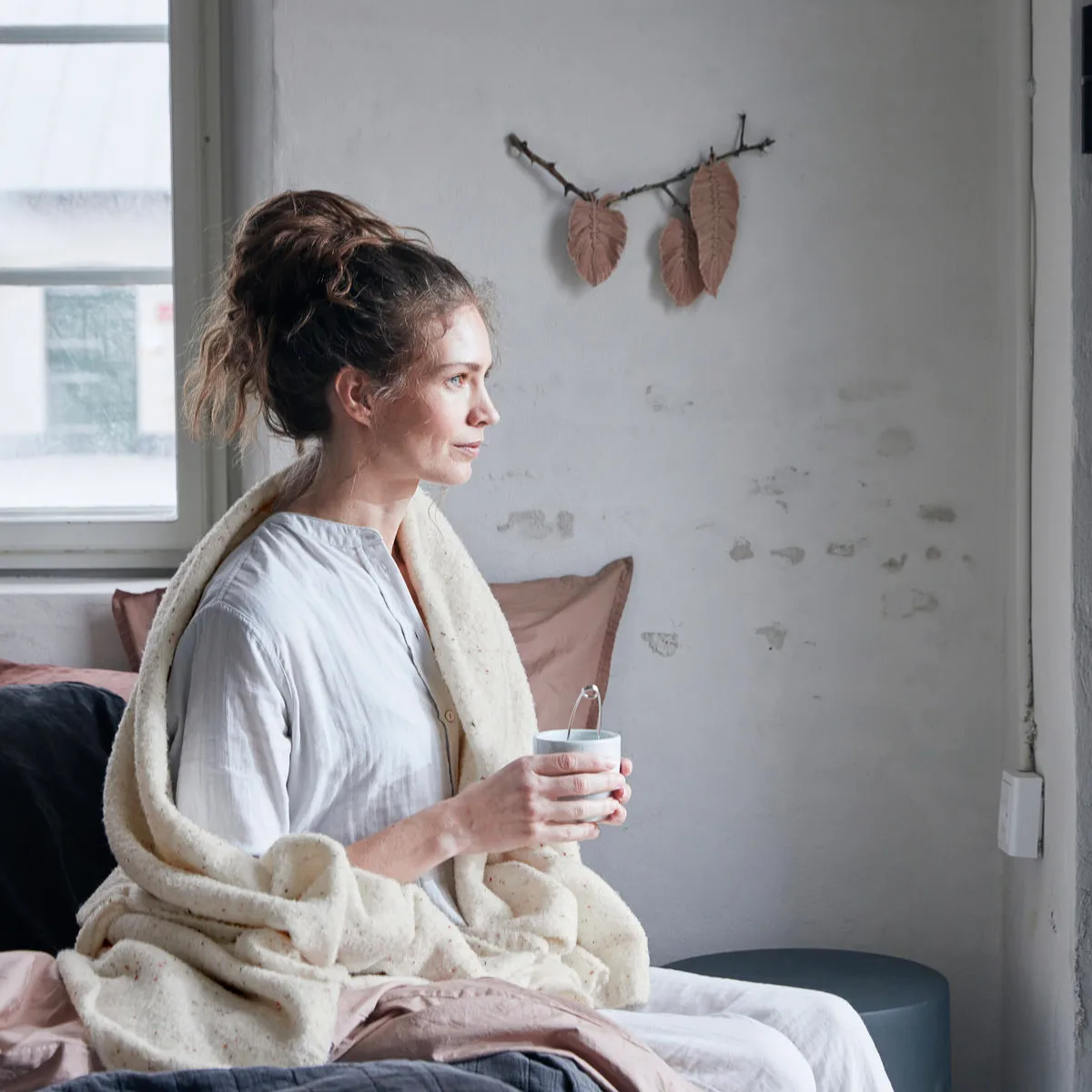 Couvre-lit Ingeborg 135x190 cm, Haze byNORD