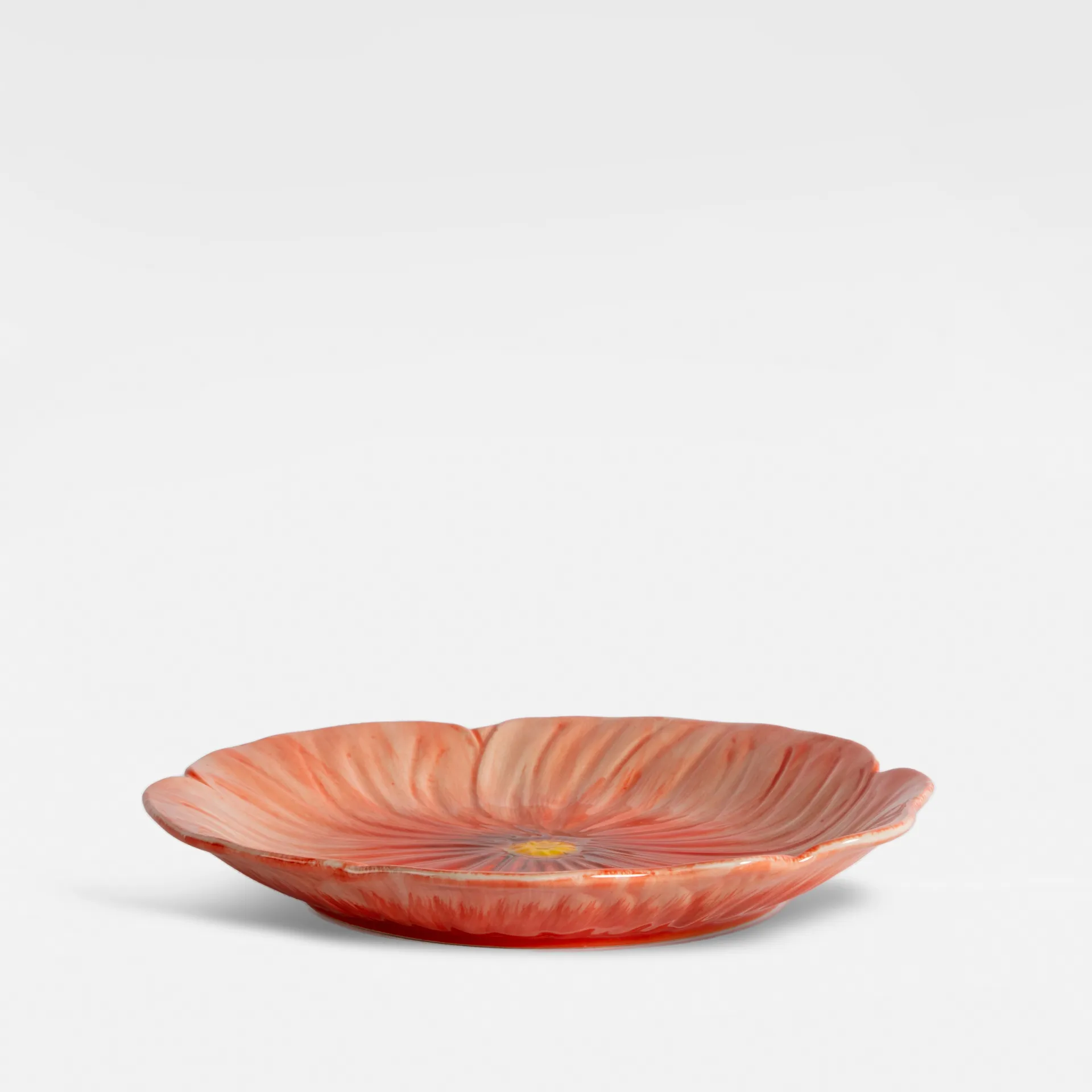Assiette à dessert Poppy 20,5x21 cm, Rouge Byon
