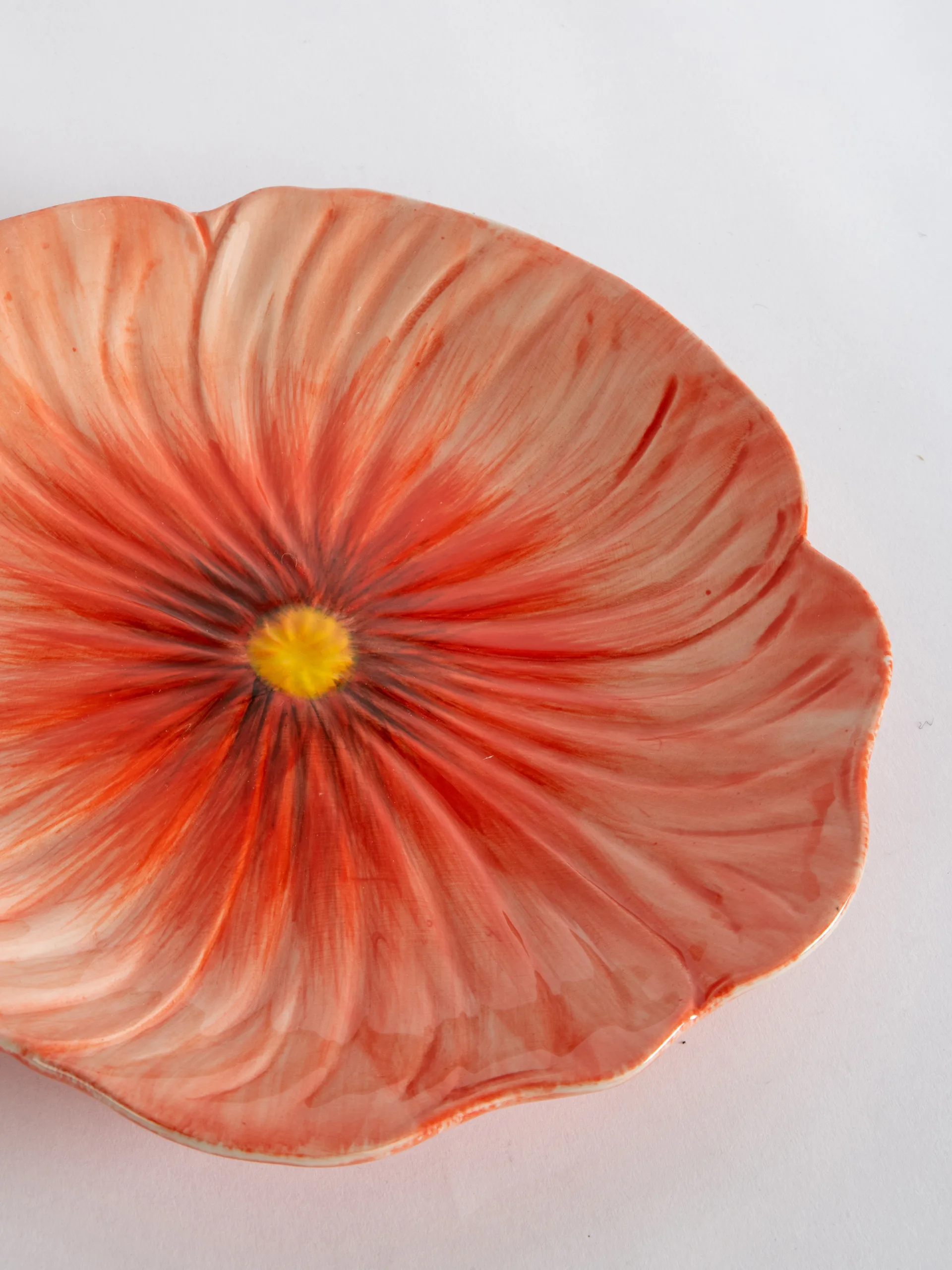Assiette à dessert Poppy 20,5x21 cm, Rouge Byon