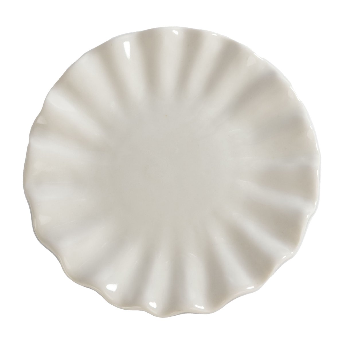 Byon Assiette à dessert Shelley 16 cm Blanc | Design Scandinave | Assiettes à dessert | Blanc