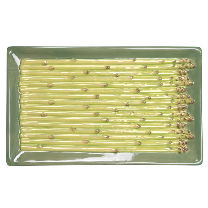 Assiette Asparagus 28 x 17 cm - Vert - Byon