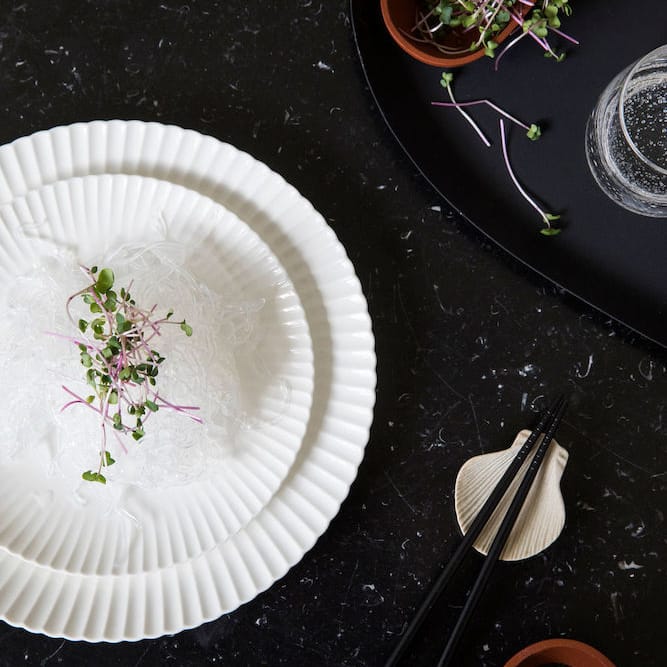 Assiette Frances 27 cm, Blanc Byon