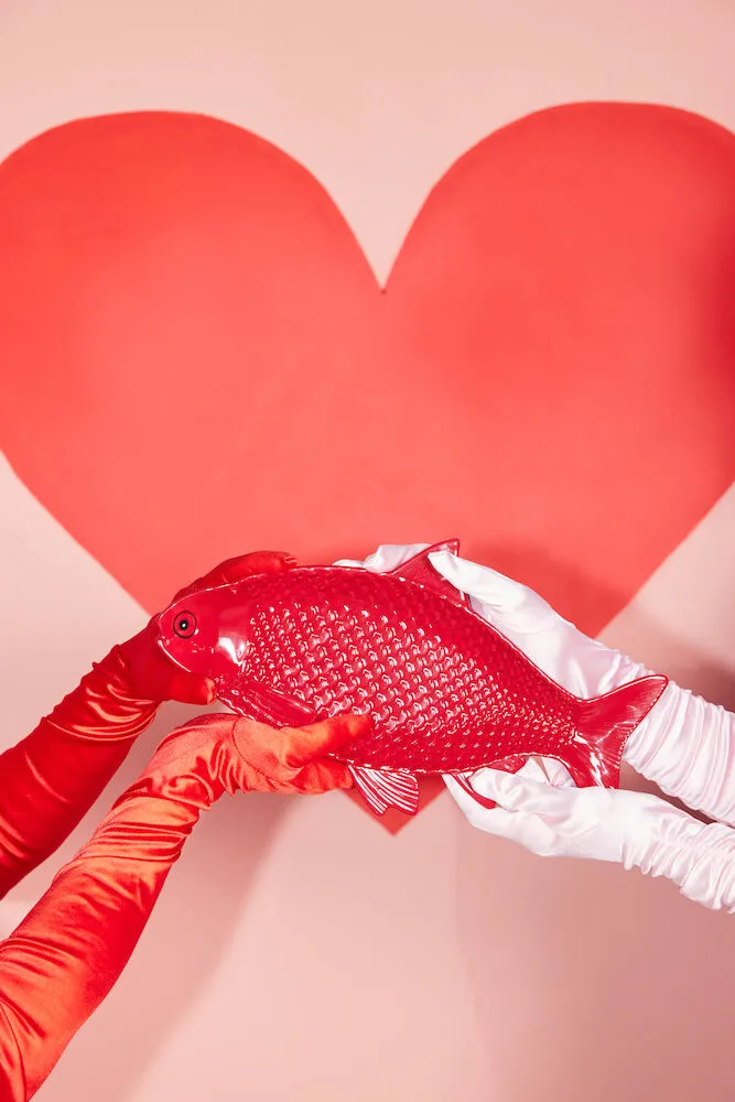 Assiette Kai 21x36 cm, Bordeaux Byon