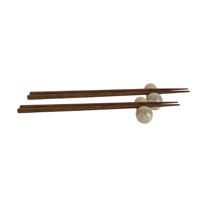 Baguettes Porto avec support, lot de 2 - Beige - Byon