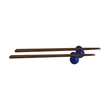 Baguettes Porto avec support, lot de 2 - Bleu - Byon