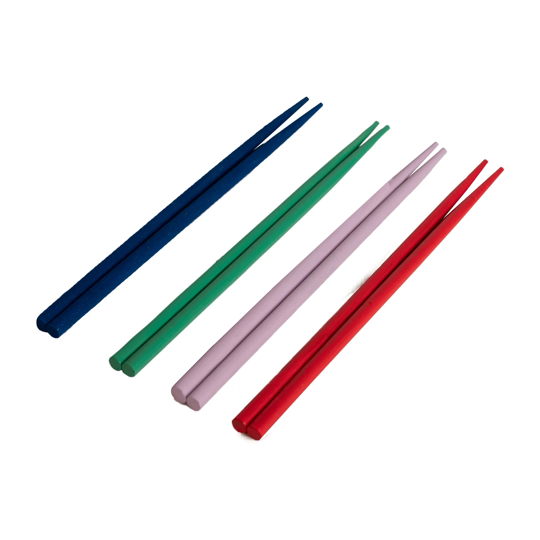 Baguettes Yaki, lot de 4, Bleu-vert-violet-rouge Byon