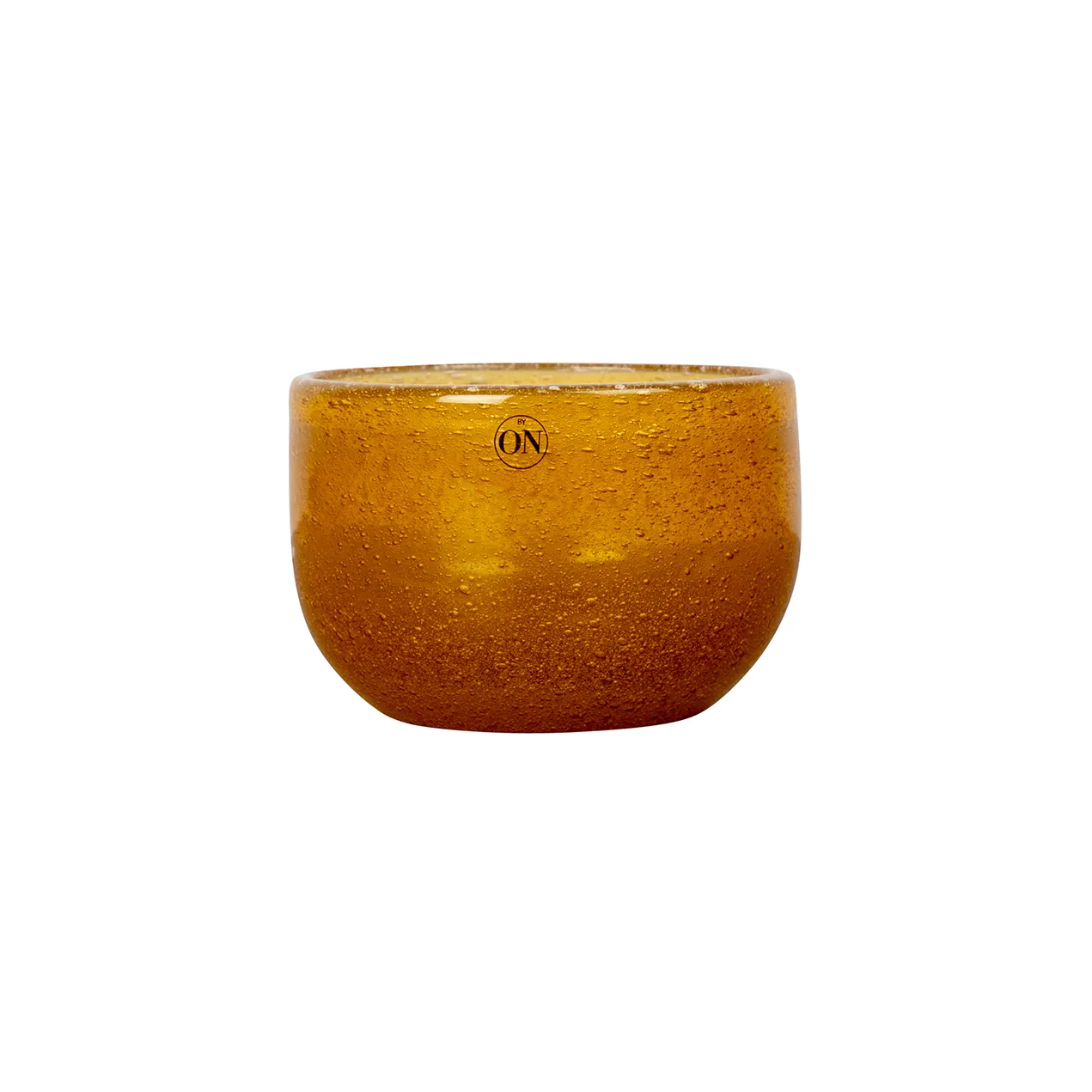 Bol en verre Hollow 8 cm, Amber Byon
