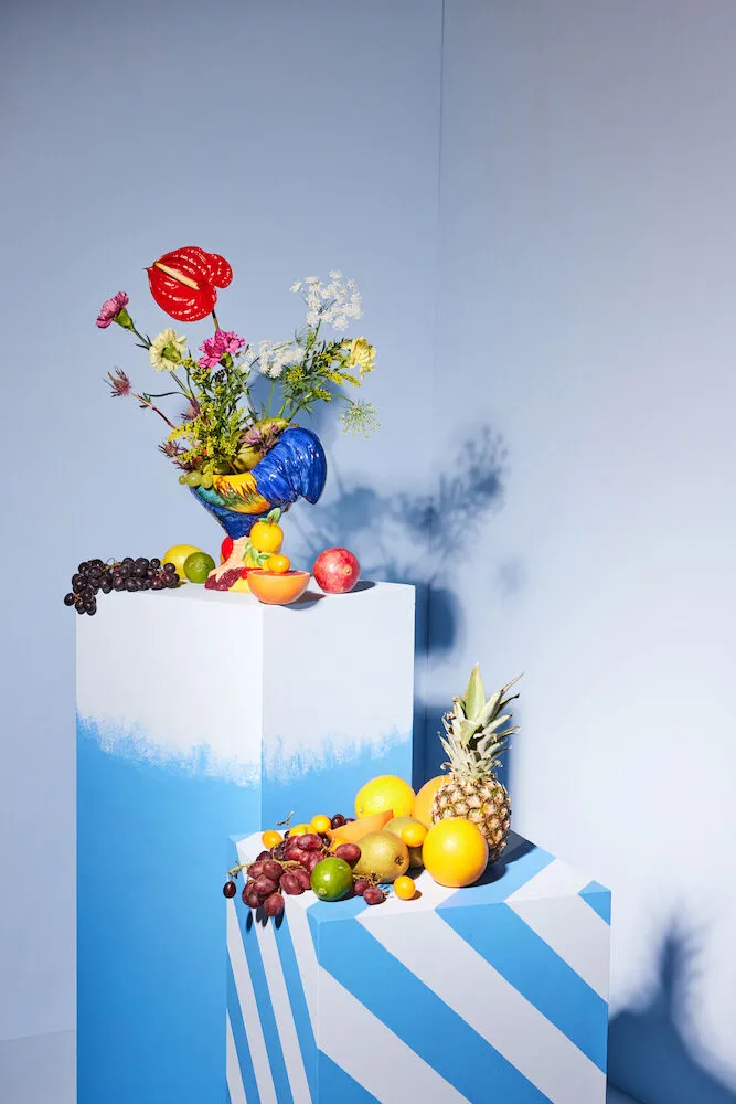 Bol Fruity Rooster, Bleu Byon
