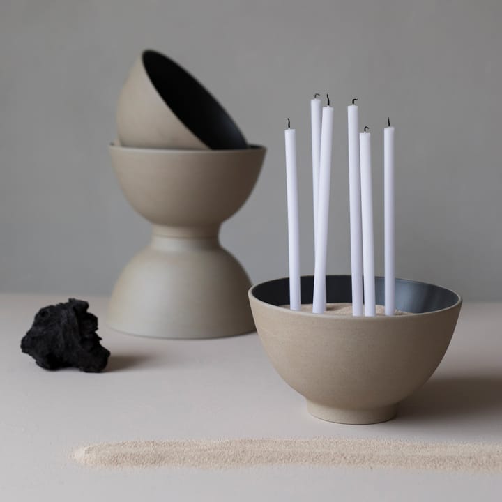 Bol Fumiko Ø 24 cm, Beige-noir Byon