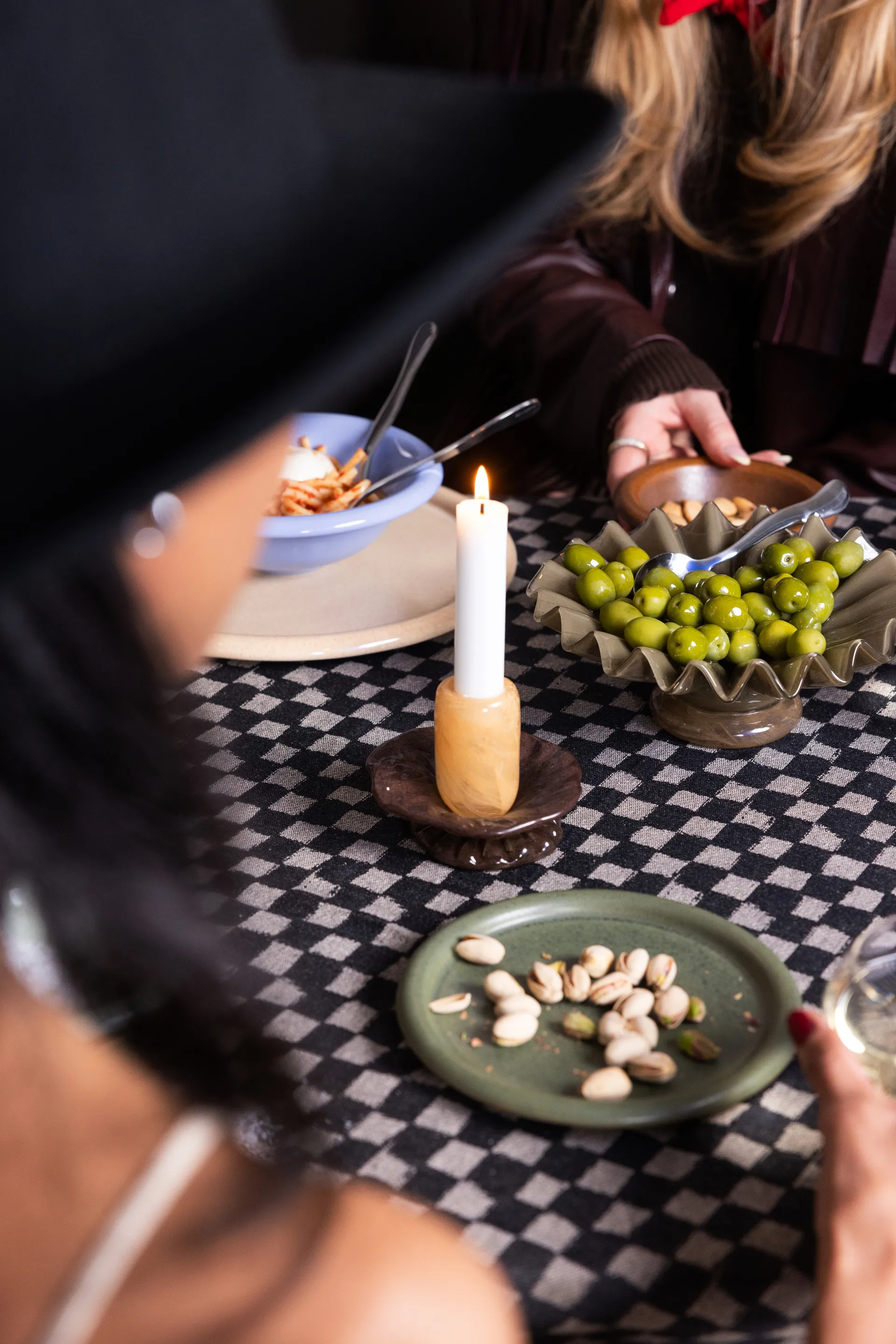 Bol Lori M Ø 18 cm, Vert-beige Byon