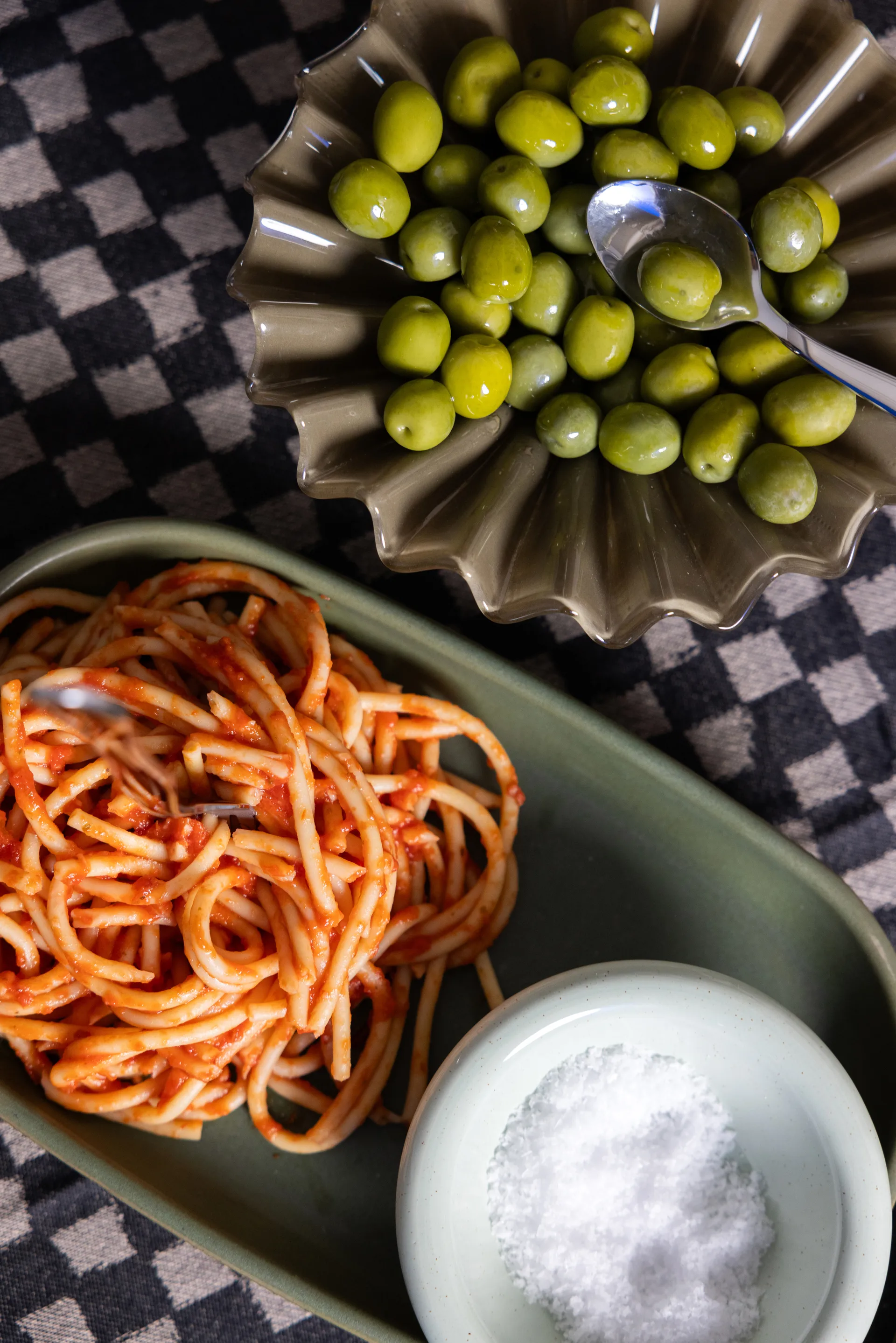 Bol Lori M Ø 18 cm, Vert-beige Byon