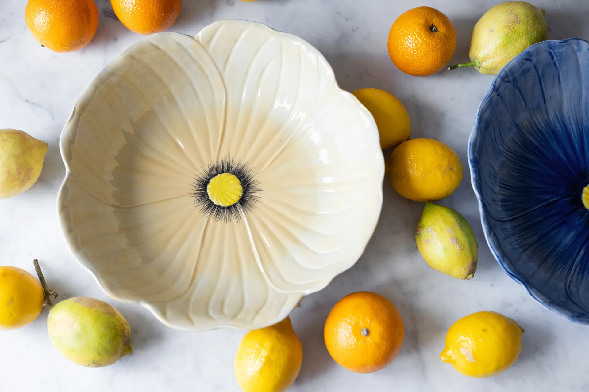 Bol Poppy, Bleu, Ø30 cm Byon