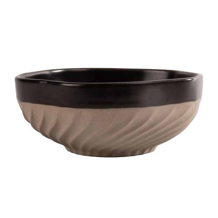 Bol Swirl Ø11 cm - Noir-beige - Byon