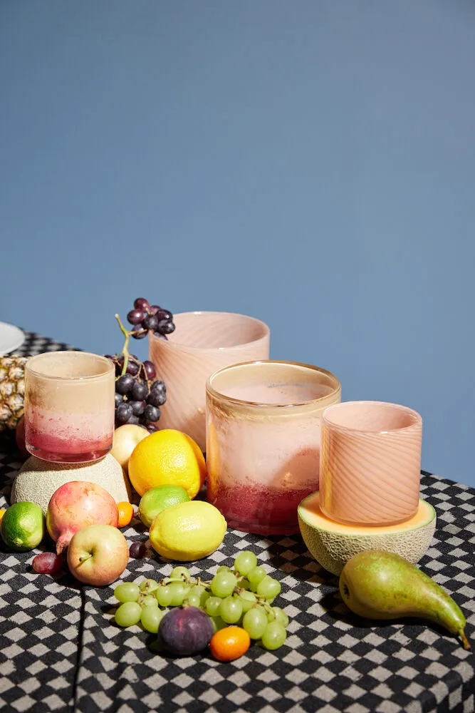 Bougeoir Calore XS Ø10 cm, Rose-beige Byon