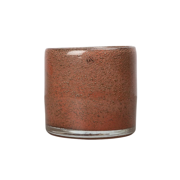 Bougeoir Calore XS Ø10 cm - Rusty red - Byon