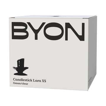 Bougeoir Lara XS 9 cm - Vert-clair - Byon