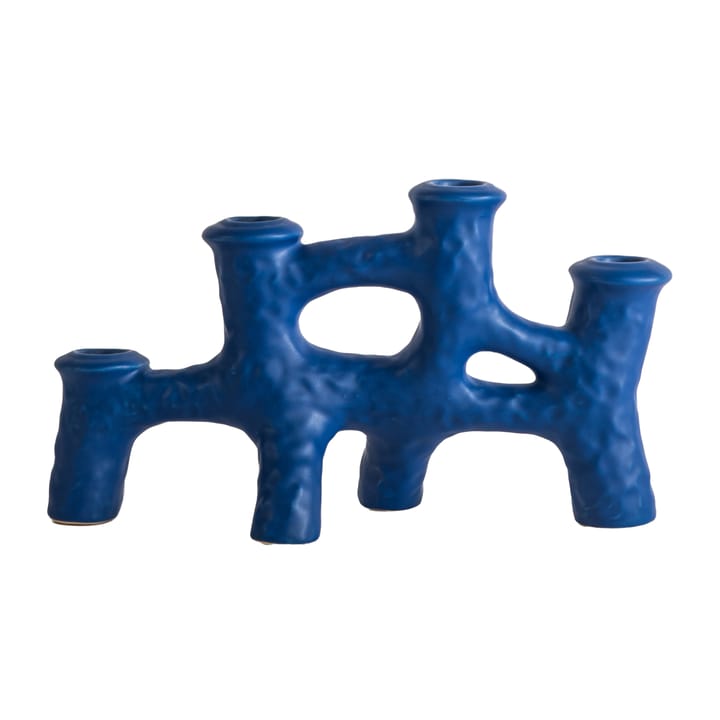 Bougeoir Luca 12x30 cm - Bleu - Byon