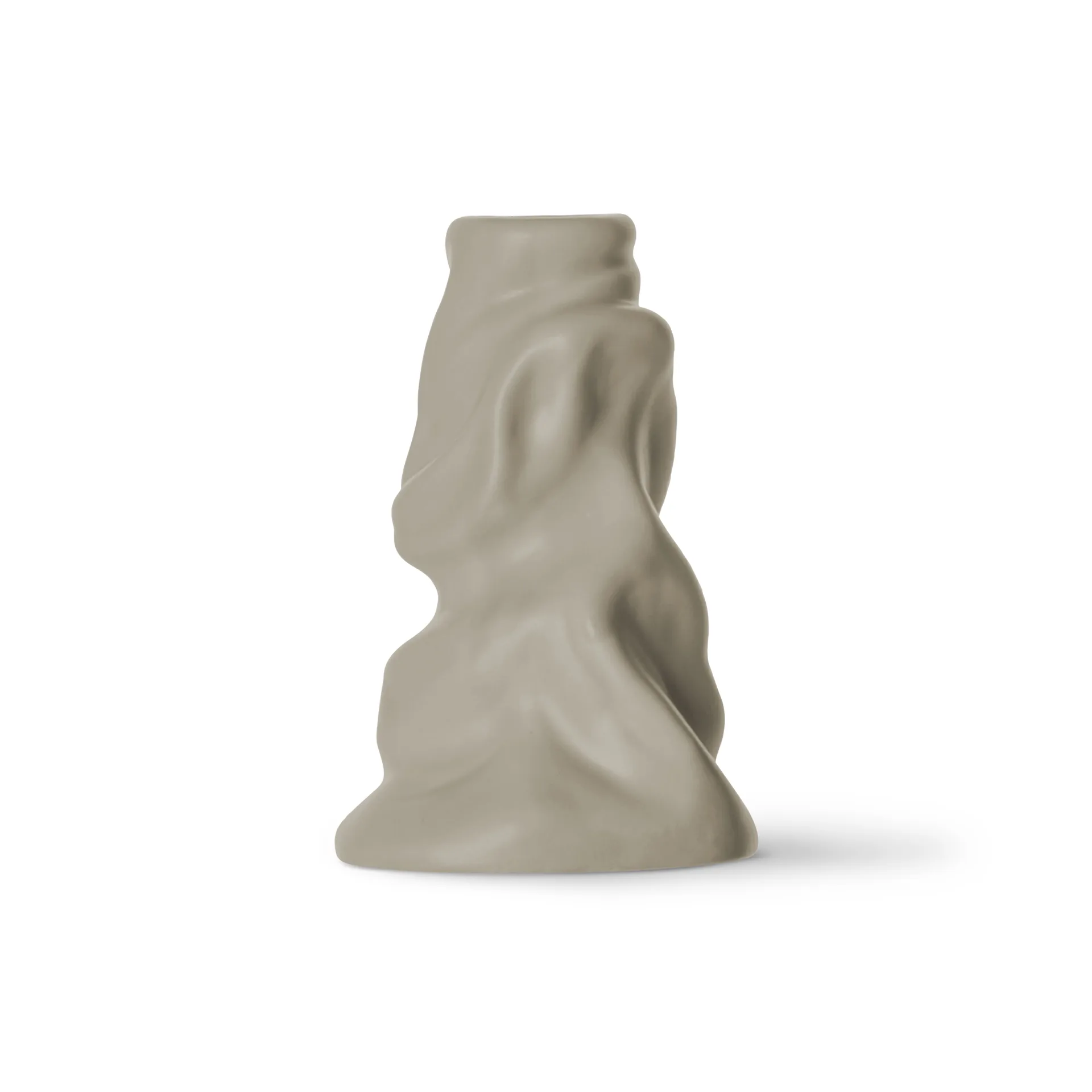 Bougeoir Soft ice cream 10 cm, Beige Byon