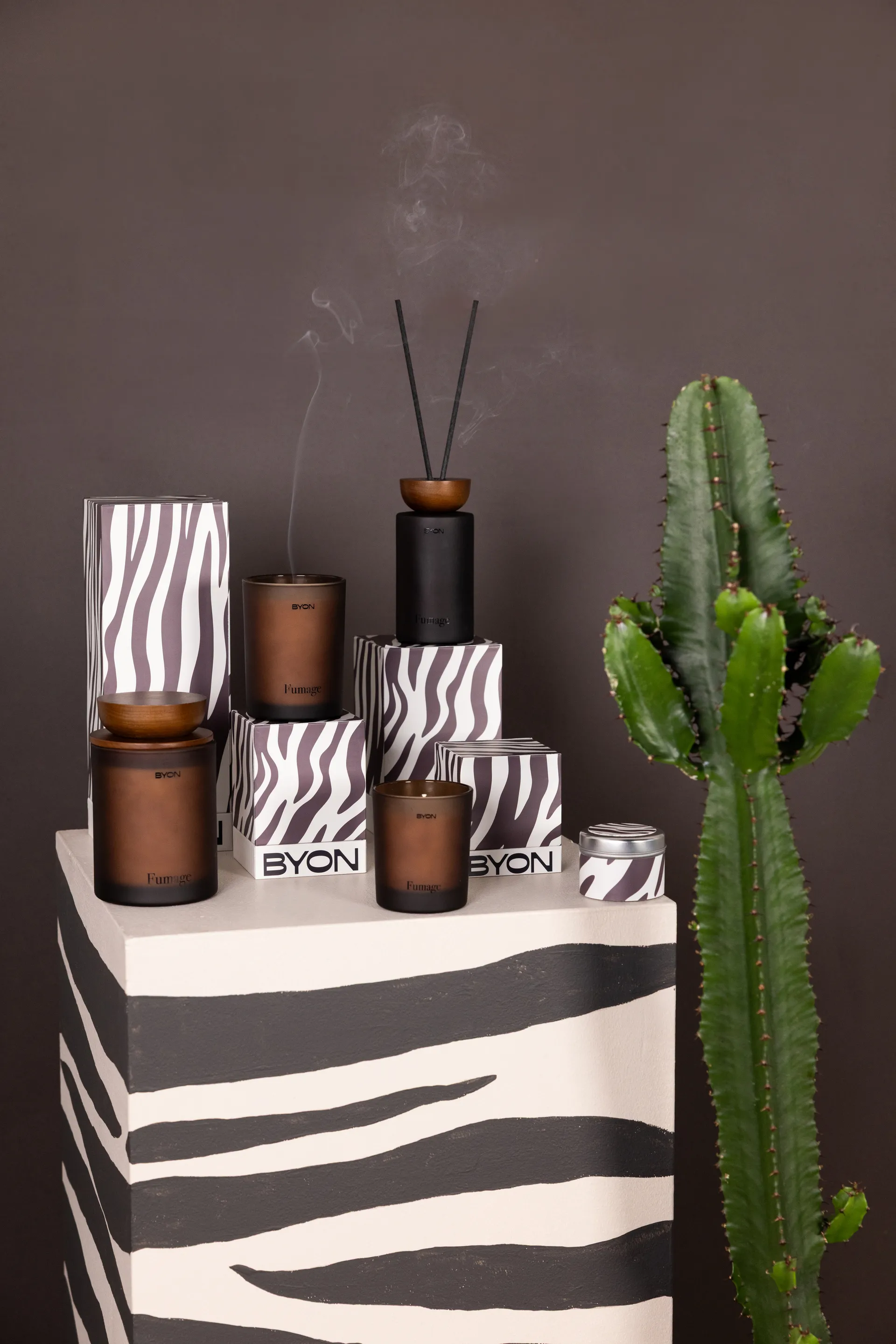 Bougie parfumée Fumage, 55 h Byon