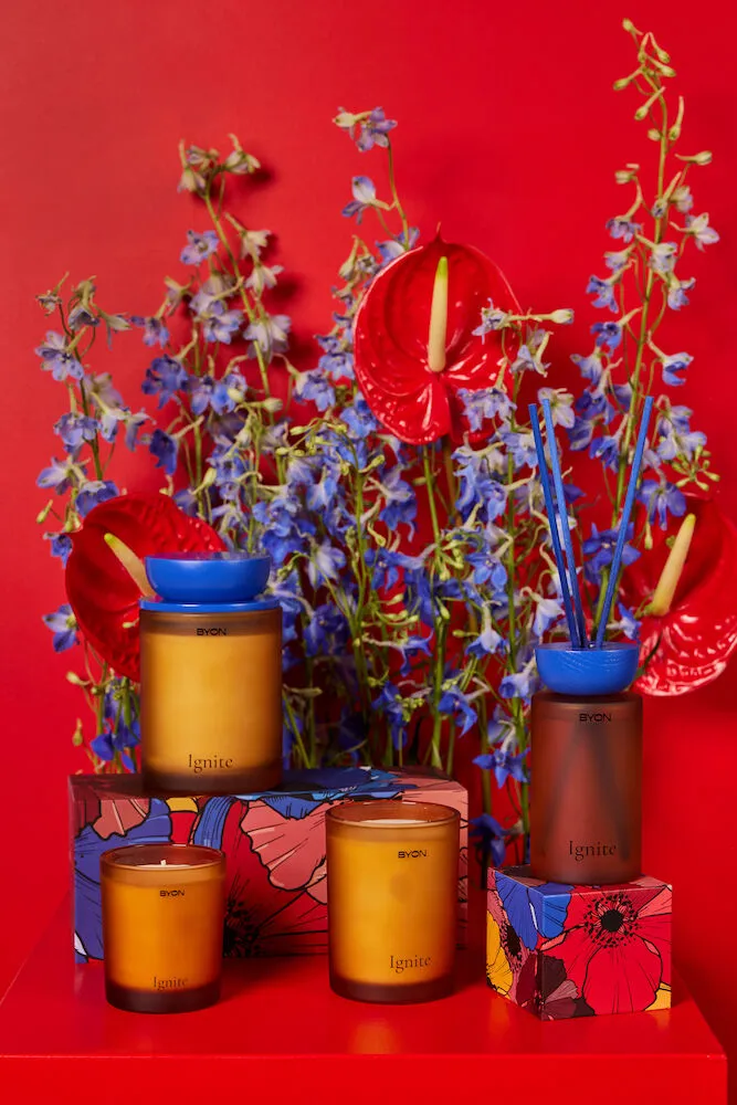 Bougie parfumée Ignite, 45 heures Byon