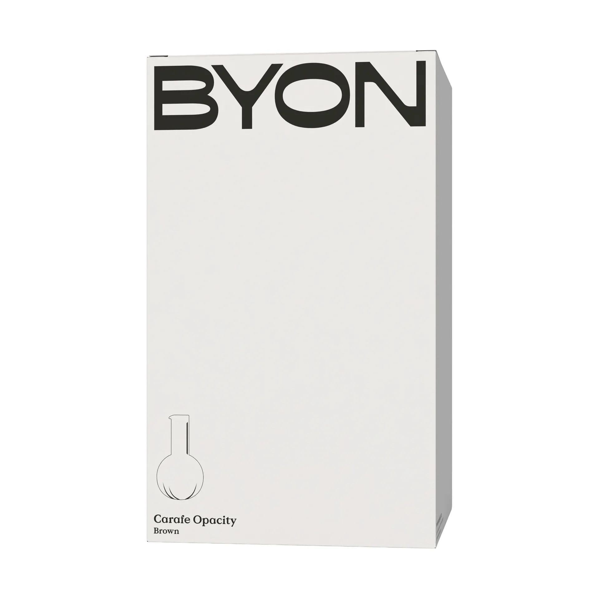 Carafe Opacity 1,9 L, Marron Byon