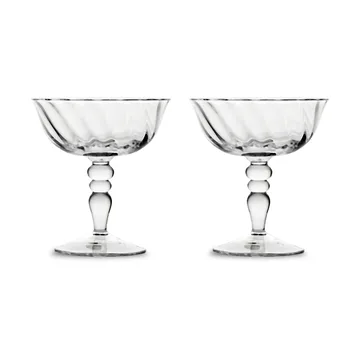 Coupe à champagne italienne Opacity 15 cl lot de 2 - Clair - Byon