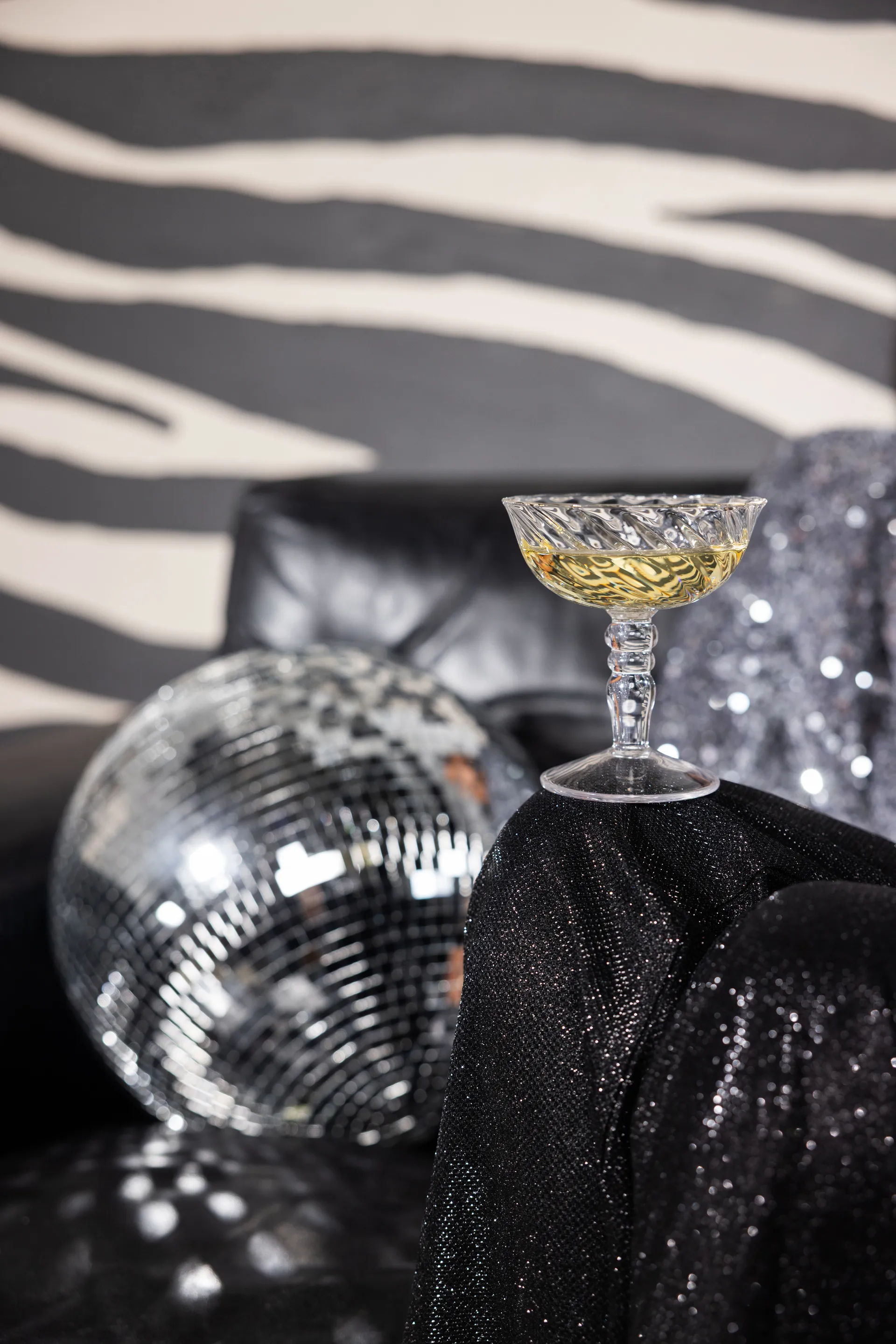 Coupe à champagne italienne Opacity 15 cl lot de 2, Clair Byon