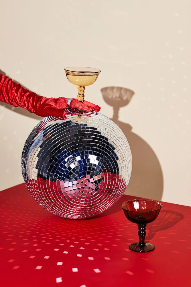 Coupe à champagne italienne Opacity 15 cl lot de 2, Pêche Byon