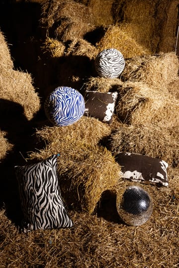 Coussin Anima Ø35 cm - Zebra-noir - Byon