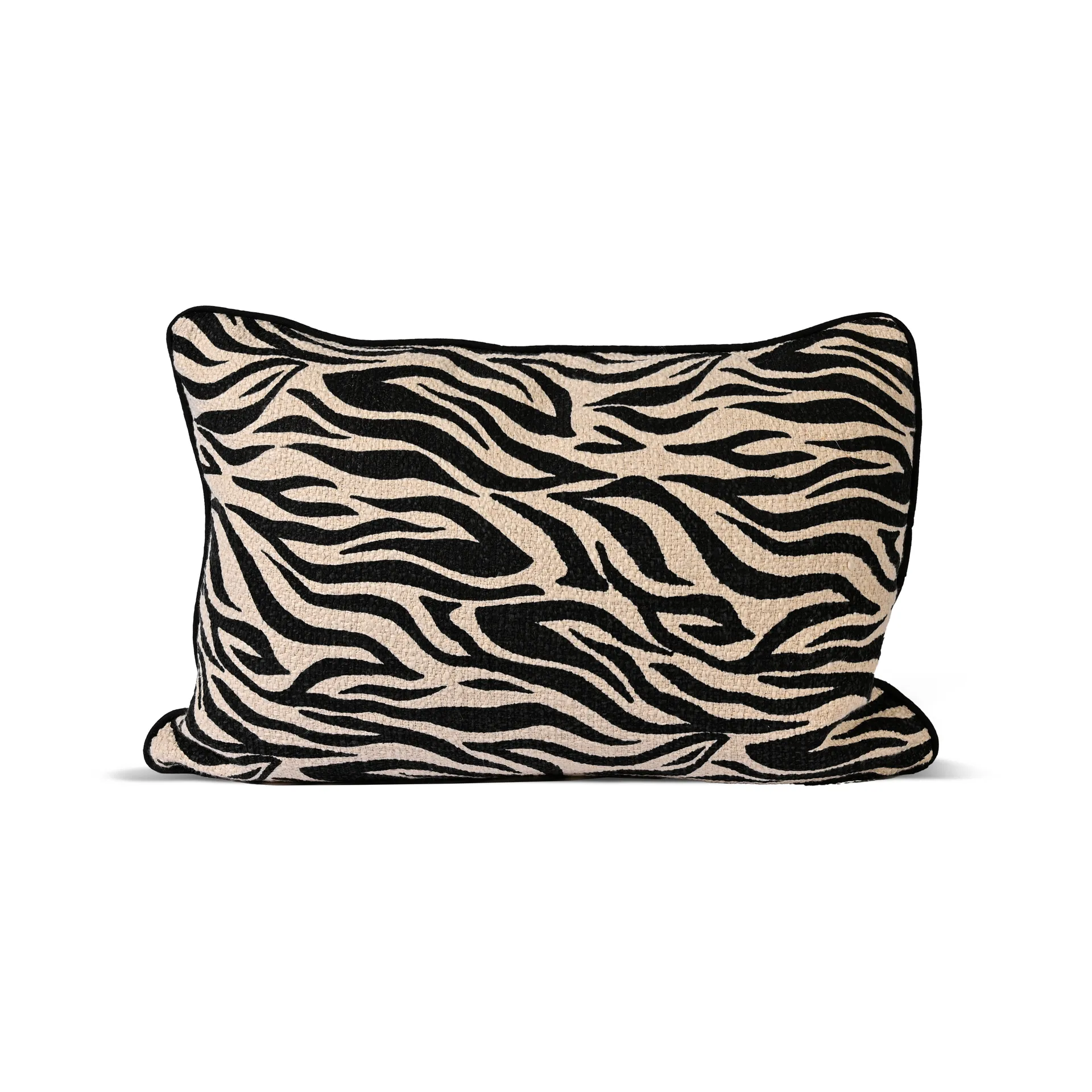 Coussin Anima L 40x60 cm, Zebra-noir Byon