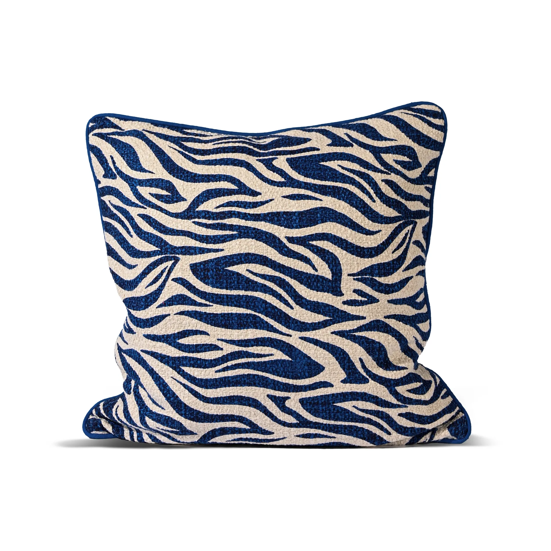 Coussin Anima M 50x50 cm, Zebra-bleu Byon