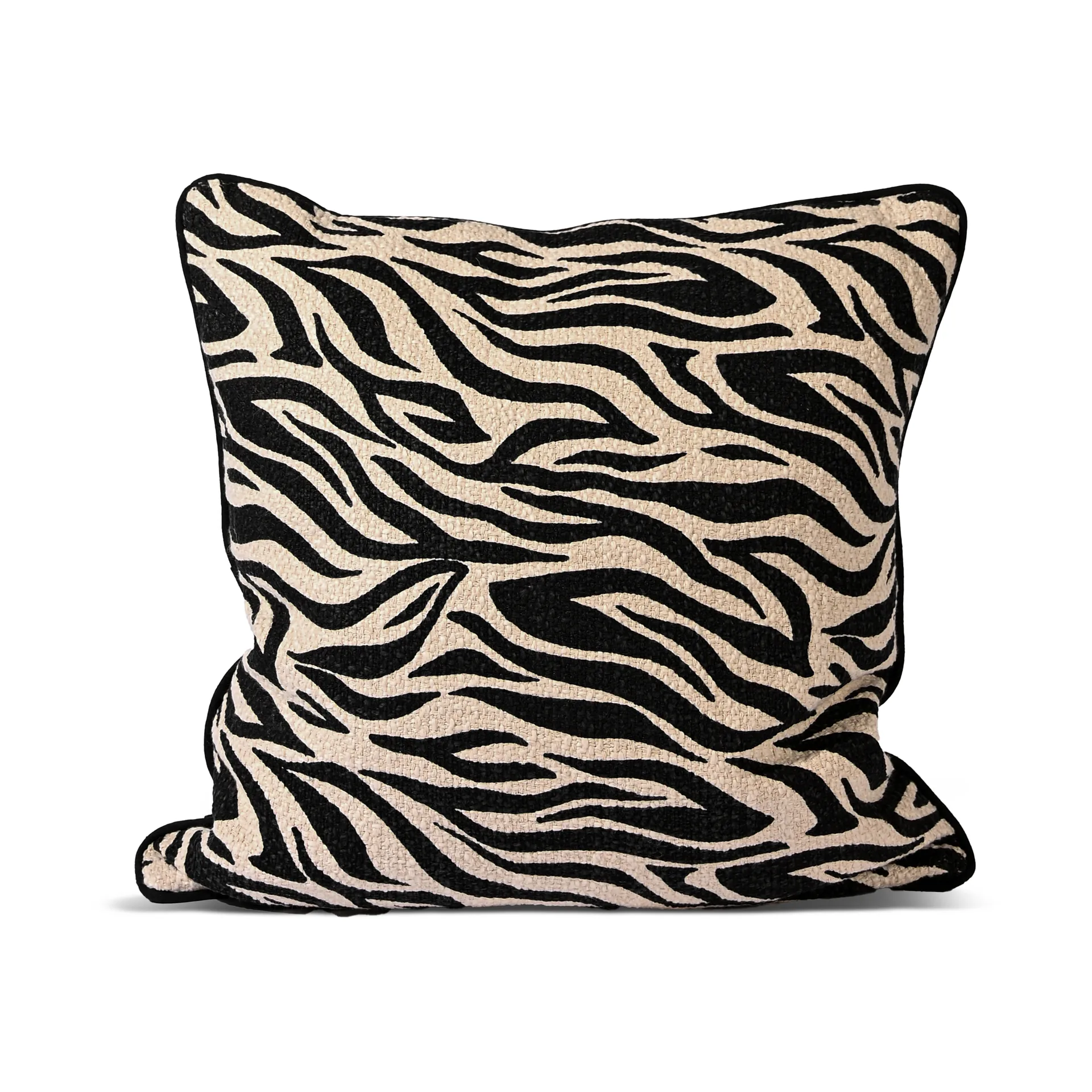 Coussin Anima M 50x50 cm, Zebra-noir Byon