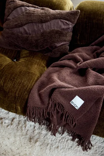 Coussin Fluffy 50x50 cm - Brun, 40x60 cm - Byon