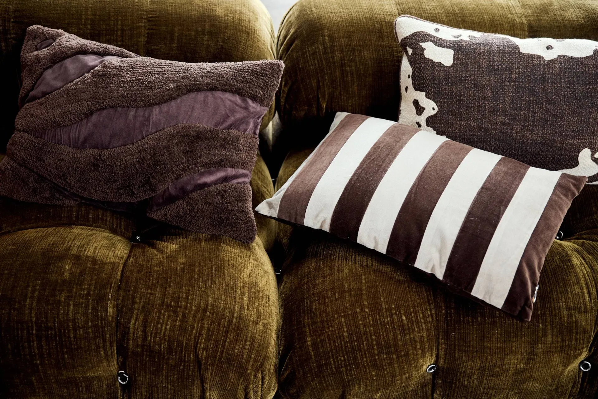 Coussin Fluffy 50x50 cm, Brun, 40x60 cm Byon
