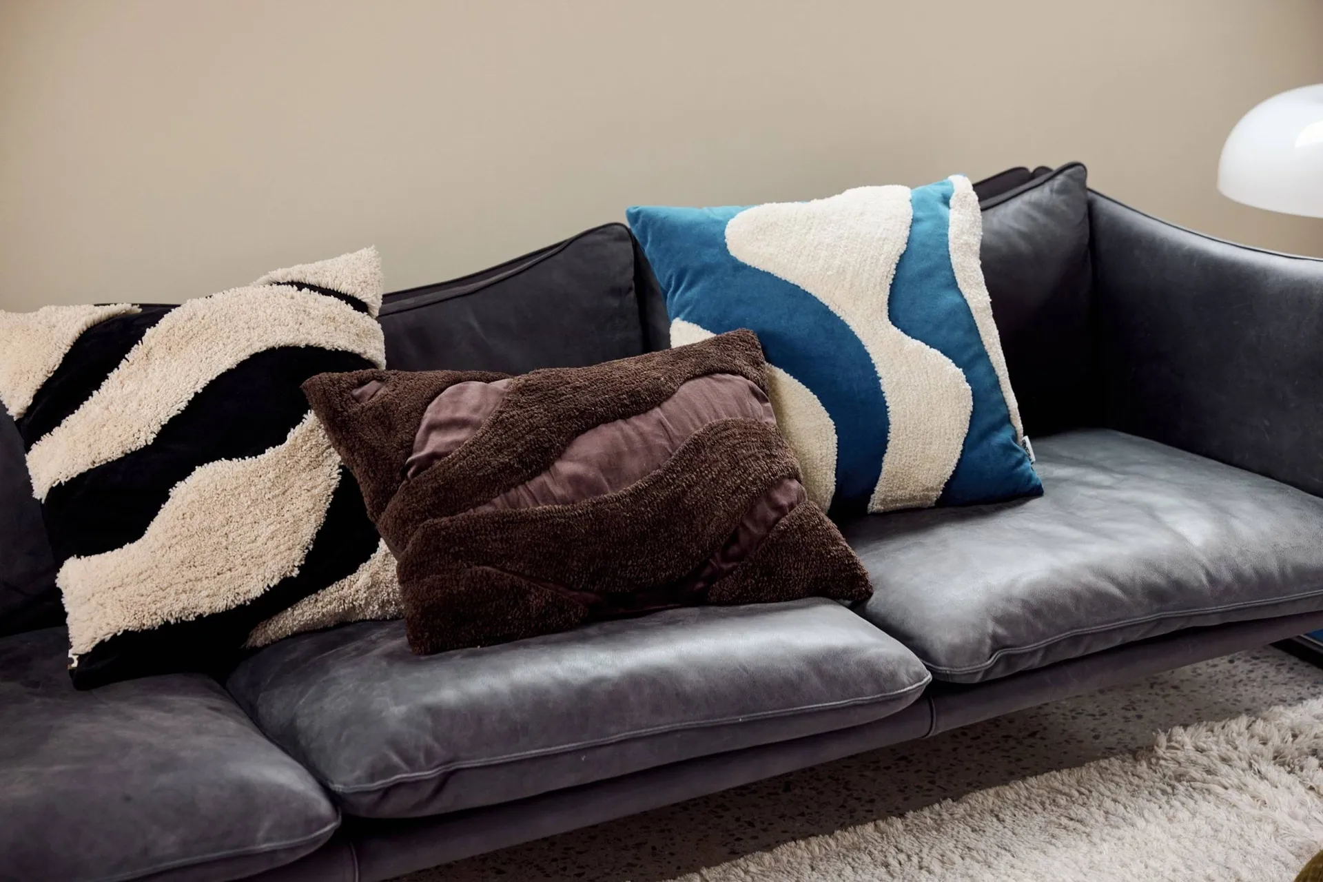 Coussin Fluffy 50x50 cm, Brun, 40x60 cm Byon