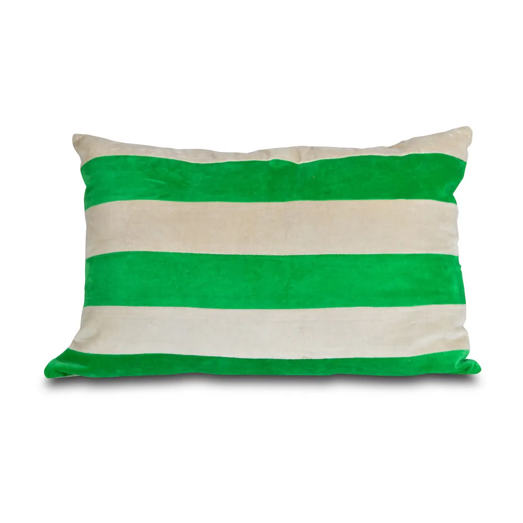 Coussin Pathi L 40x60 cm, Vert-beige Byon