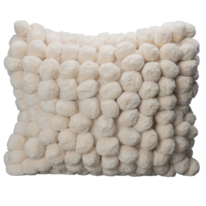 Coussin Pom Pom 45x45cm - Blanc cassé - Byon