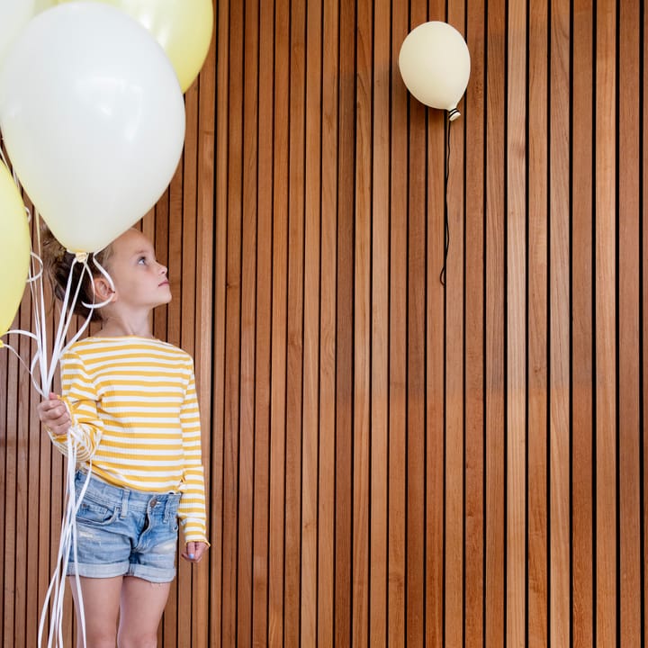 Décoration Balloon 17cm, Jaune Byon