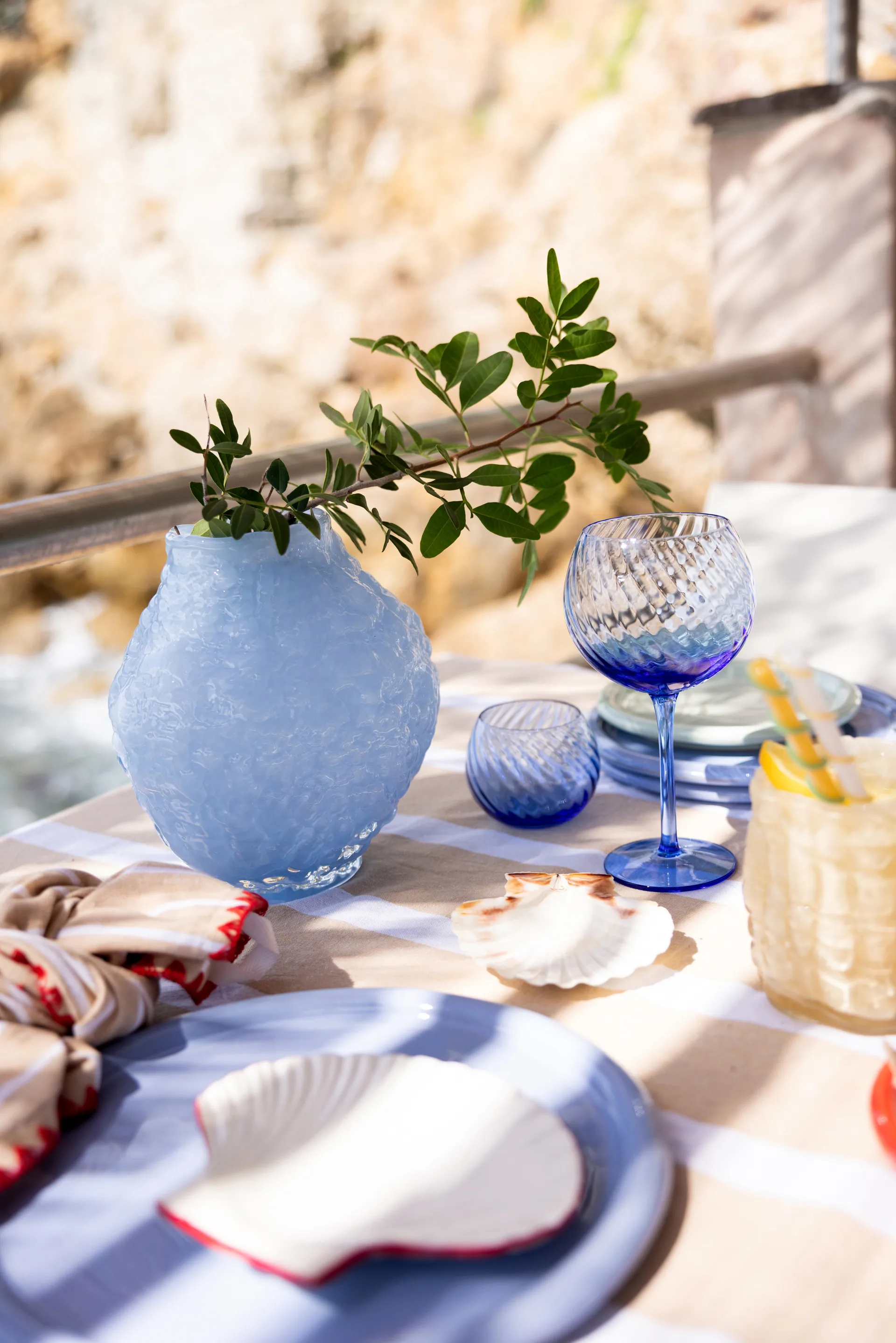 Gobelet Opacity 22 cl lot de 2, Bleu Byon