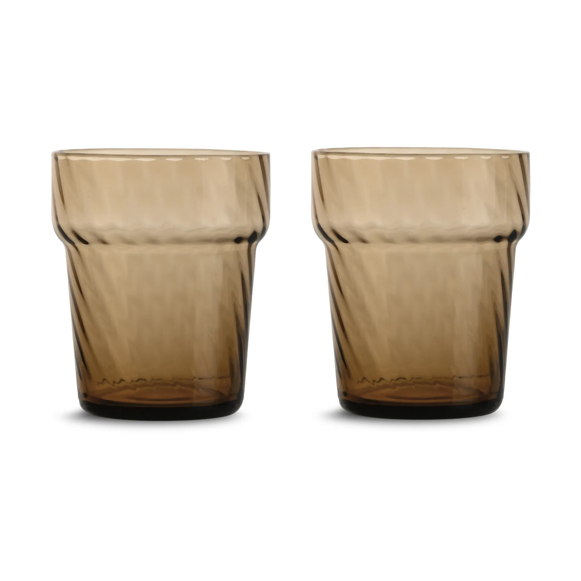 Gobelet Opacity 30 cl lot de 2, Marron Byon