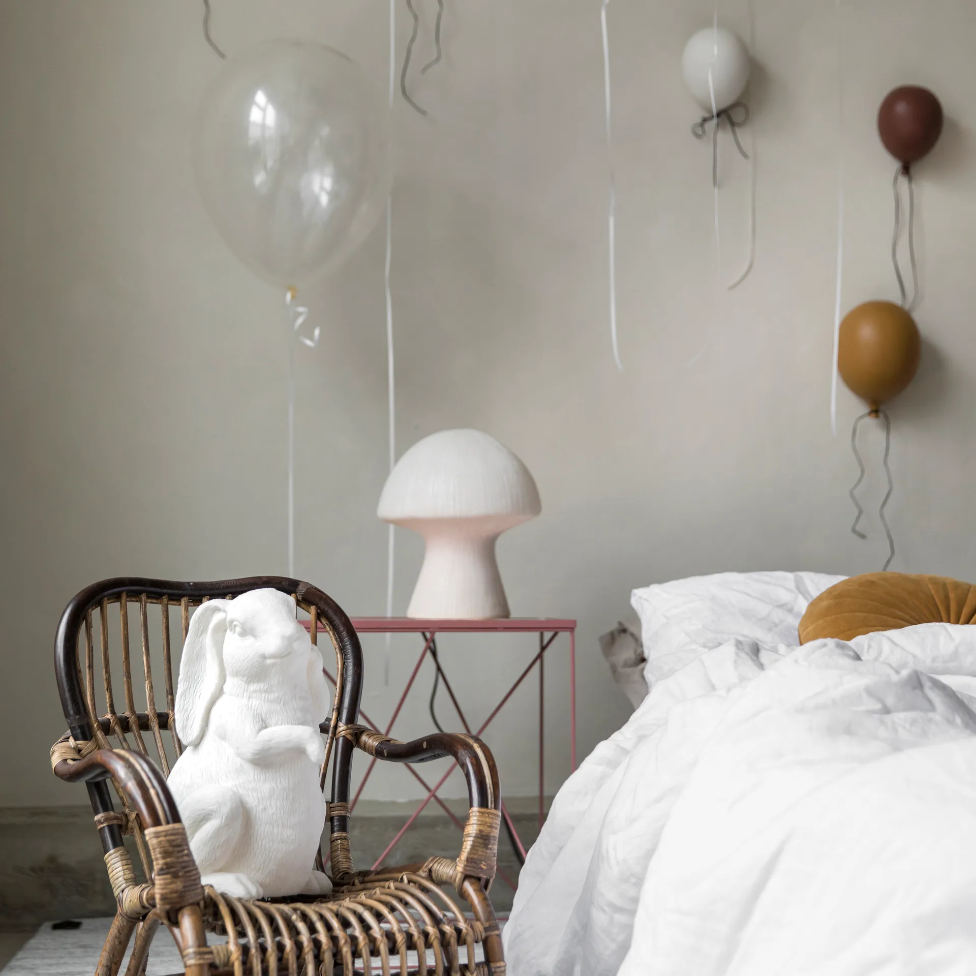 Lampe de table Byon Mushroom, Blanc Byon