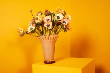 Lori vase 28 cm - Jaune-bordeaux - Byon