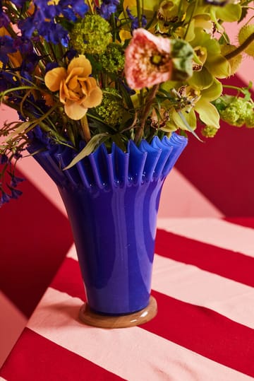 Lori vase 30 cm - Bleu-beige - Byon