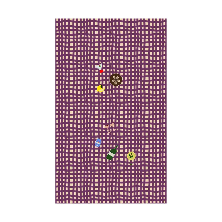 Nappe Sera - Prune (violet), 150x280 cm - Byon