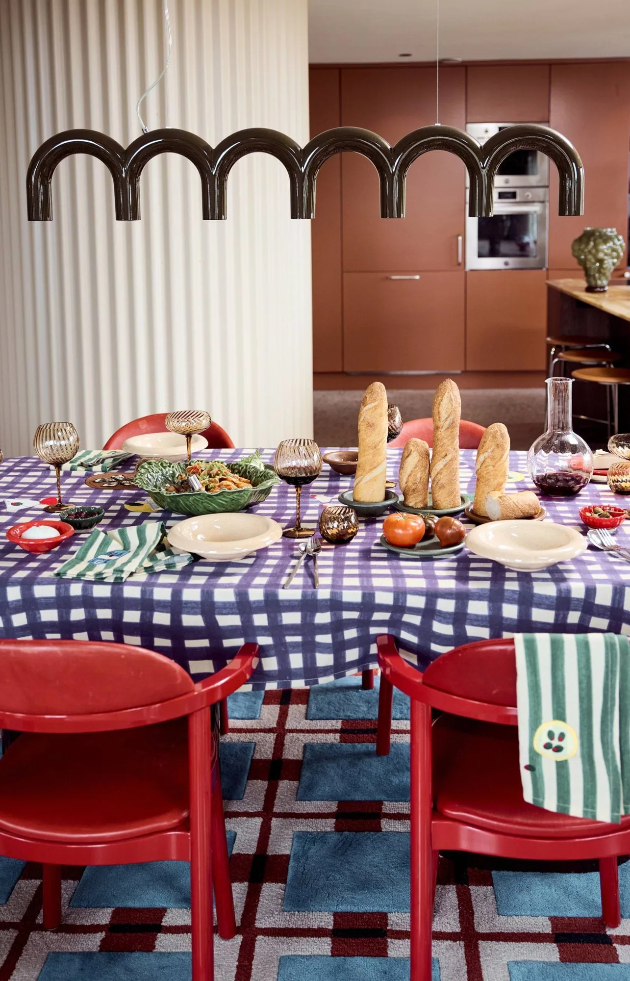 Nappe Sera, Prune (violet), 150x280 cm Byon