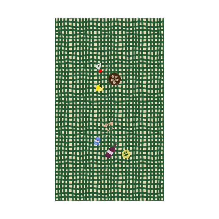 Nappe Sera - Vert, 150x280 cm - Byon