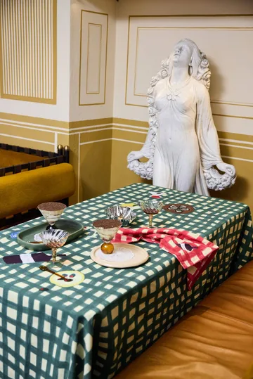 Nappe Sera - Vert, 150x280 cm - Byon