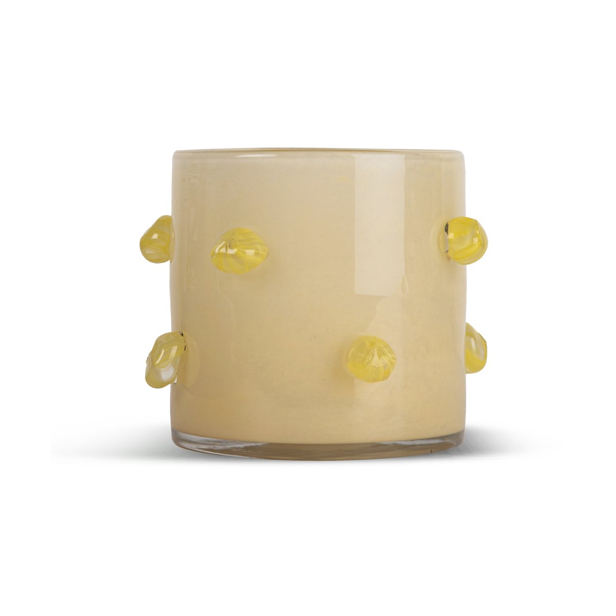 Byon Photophore Arlo M o15 cm Beige-jaune | Design Scandinave | Photophores | Beige
